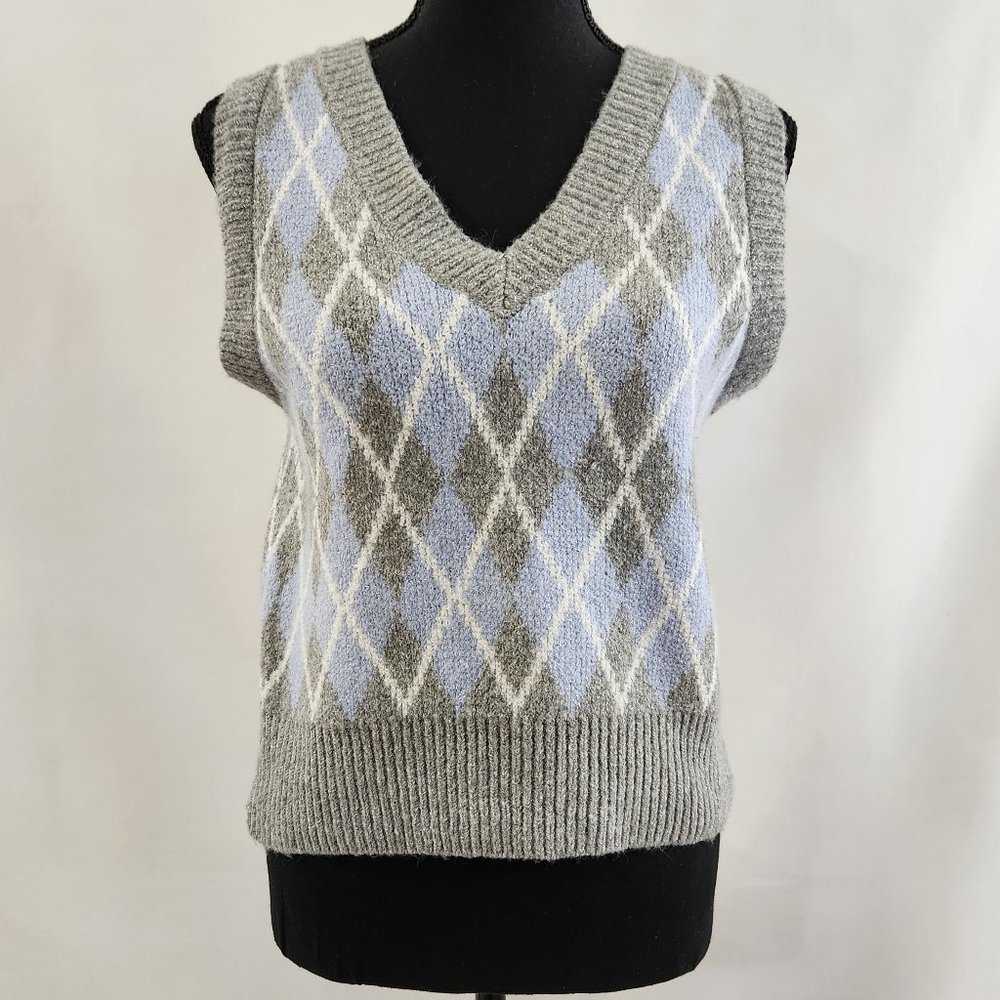 Pink Rose Grey Blue Combo Vest